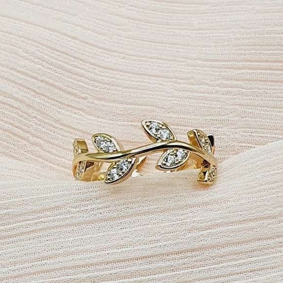 💎Beautiful Leaf Fashion Simple Daily Ring for Women, MARR9242 - Picture 3 of 4